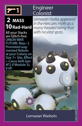 Combat Quadrupeds / Lernaean Warbots (back)