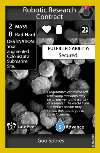 Robotic Facility / Goo Spores (back)