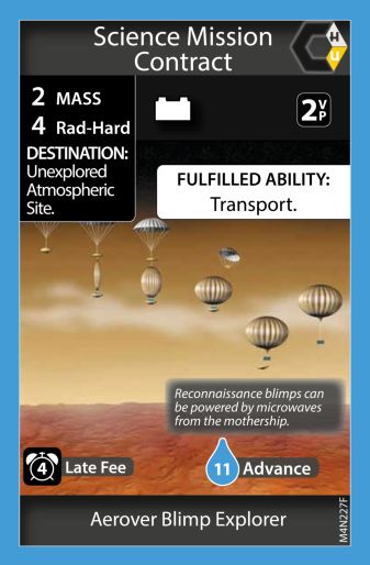 Aerover Blimp Explorer / Nuclear-Electric Airship (front)