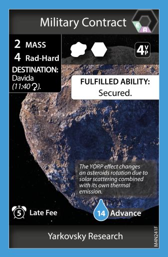 Yarkovsky Research / Deep Space One (front)