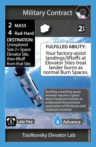 Tsiolkovsky Elevator Lab / Skyhook (front)