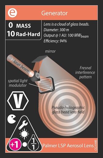 Photon Tether Rectenna / Palmer LSP Aerosol Lens (back)