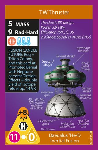 VISTA D-T Inertial Fusion / Daedalus ³He-D Inertial Fusion (back)